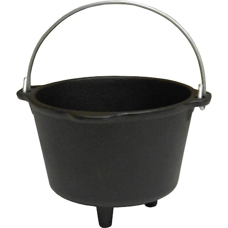 King Kooker Cast Iron, Pot with Feet, 3 Cup CI3CFS